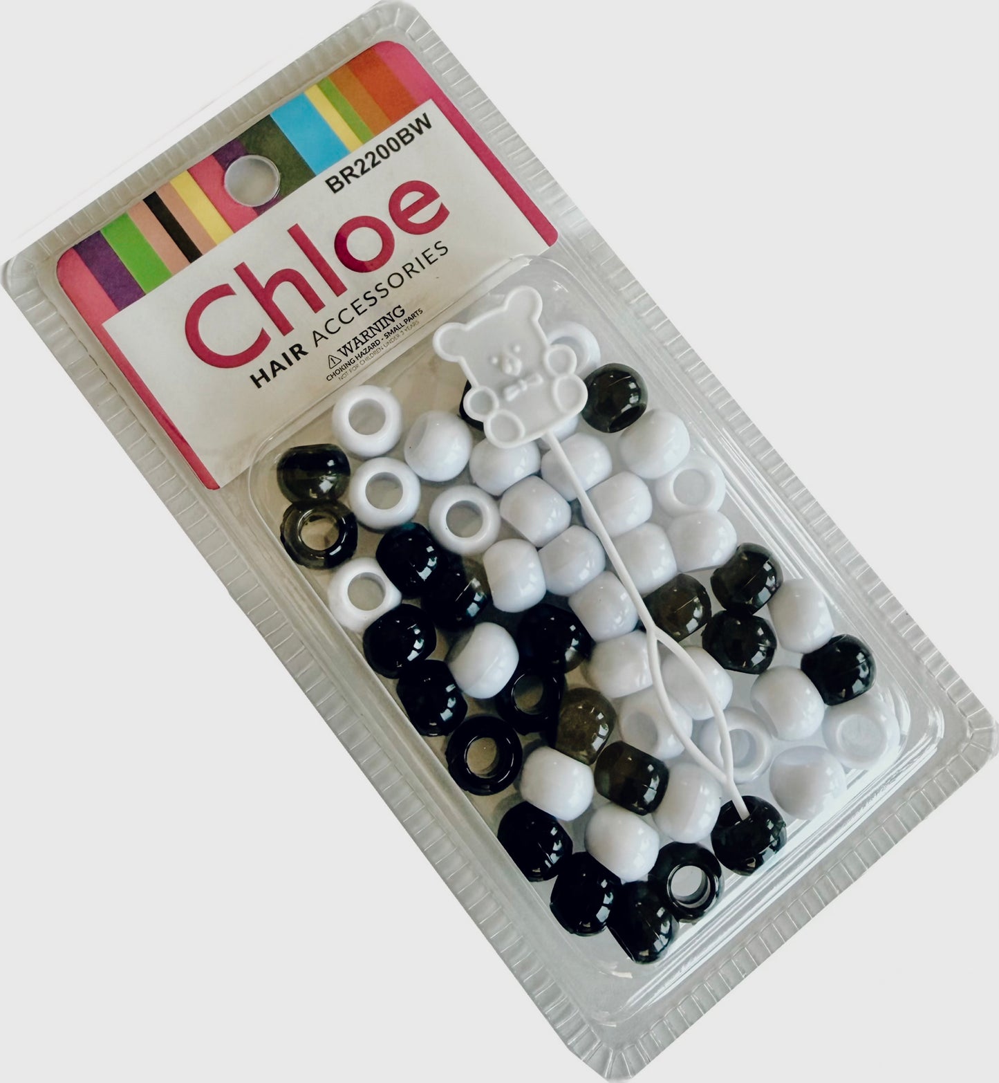 Black and White Beads - Medium