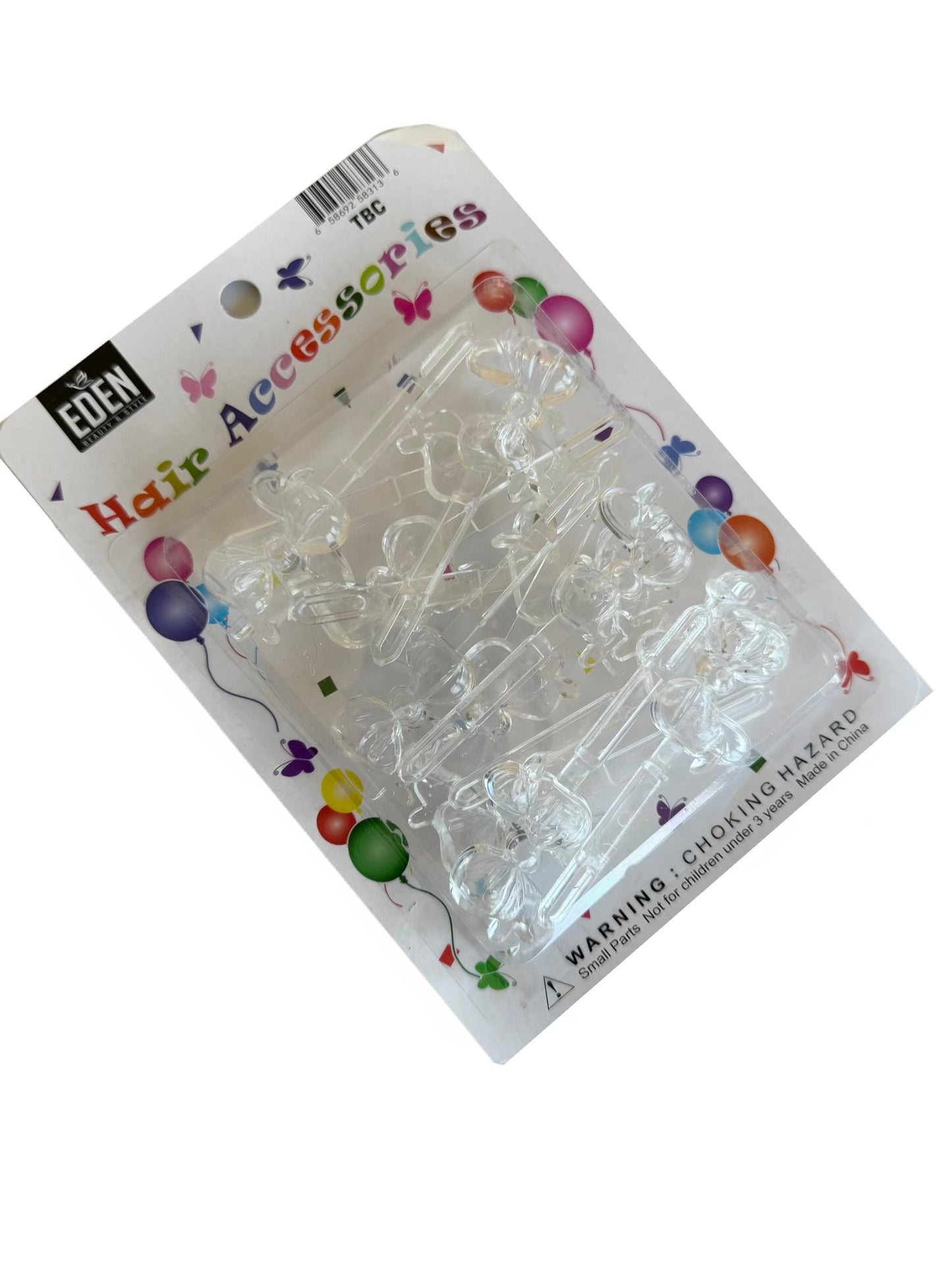 Crystal Clear Barrettes