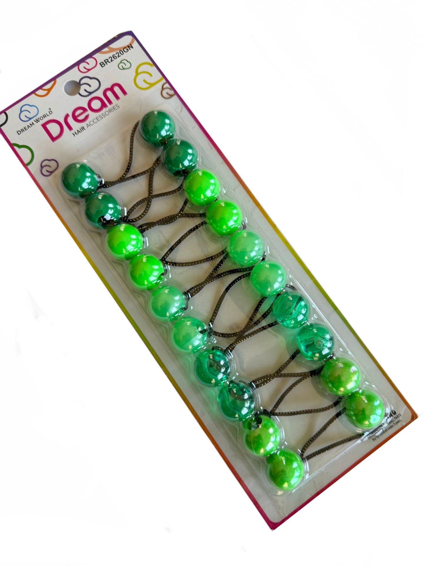 Green Shades Hair Ballies 20mm