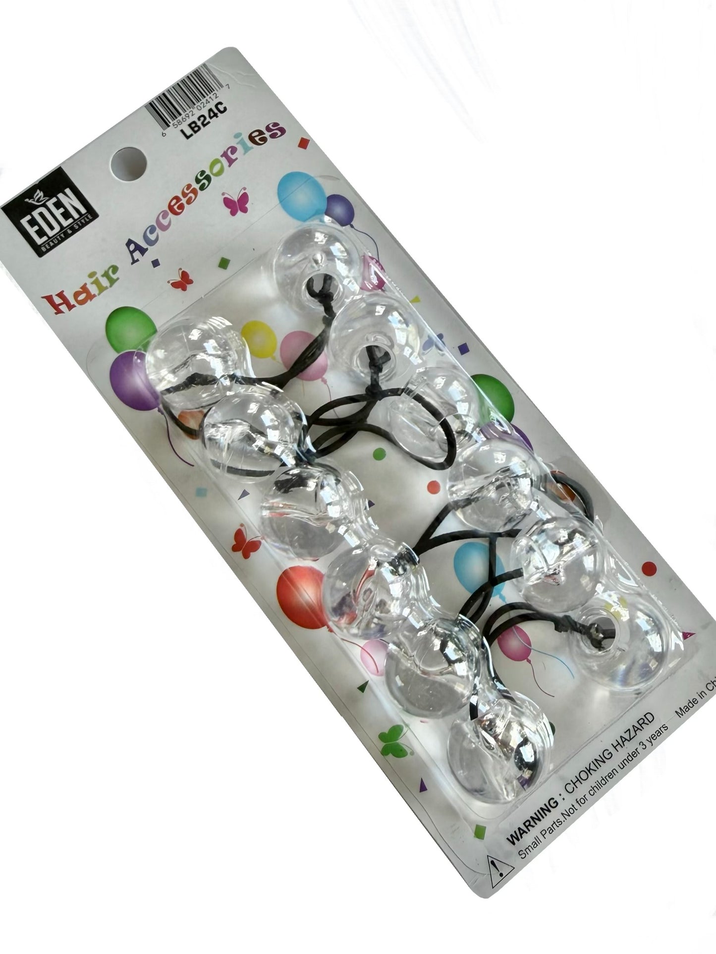 Clear 24mm Hair Ballies
