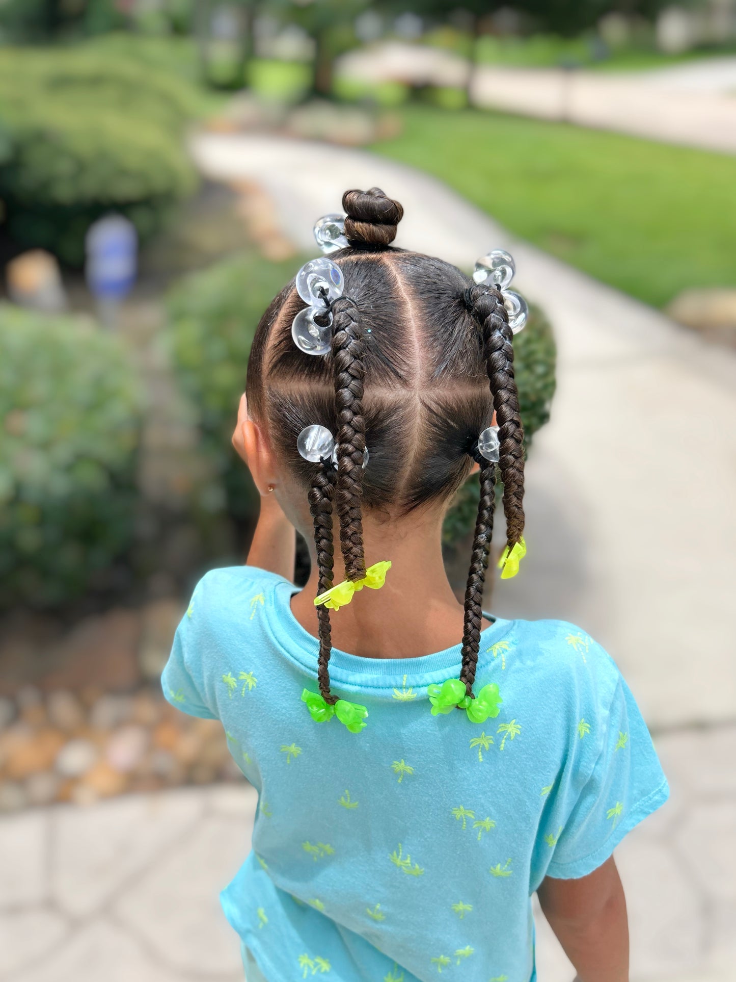 Blue Barrettes