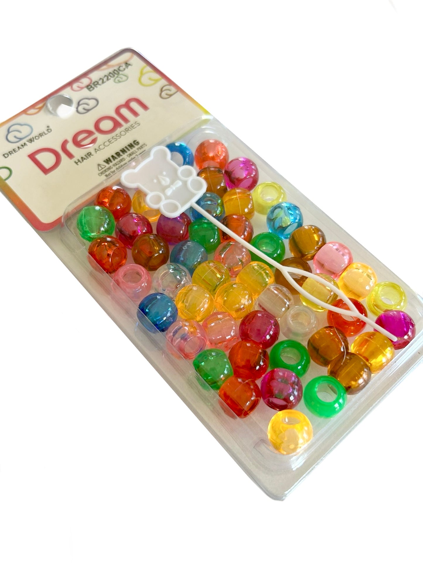 Transparent Rainbow Beads - Medium