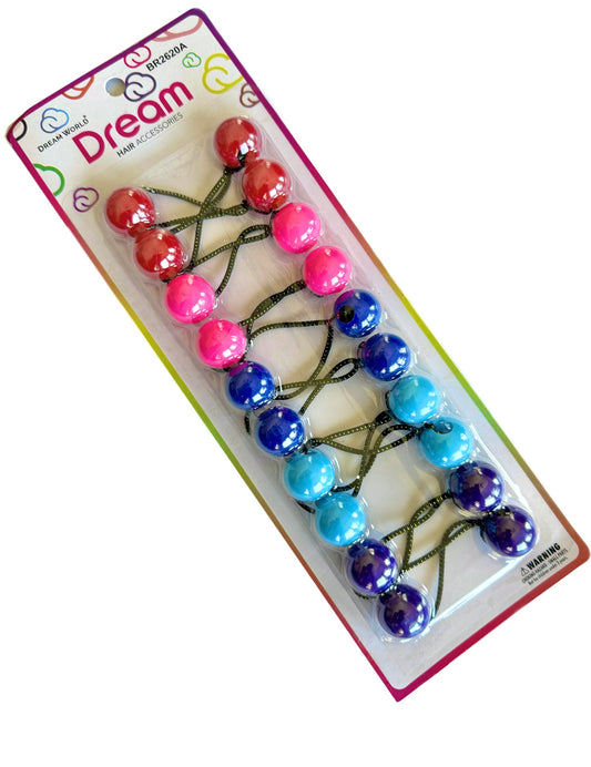 Assorted Mix 20mm Hair Ballies - DREAM