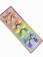 Rainbow & White Stripe 25mm Hair Ballies