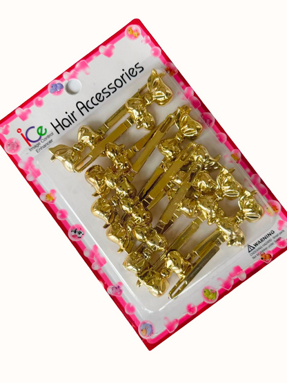 Gold Barrettes