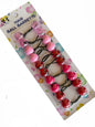 Pink & Red Shades 20mm Hair Ballies - 10 pieces