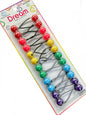 Multi Colored 16mm Hair Ballies - 12 pieces - red