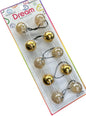 Gold 25mm Hair Ballies
