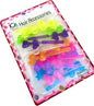 Transparent Rainbow Barrettes