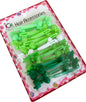 Green Barrettes