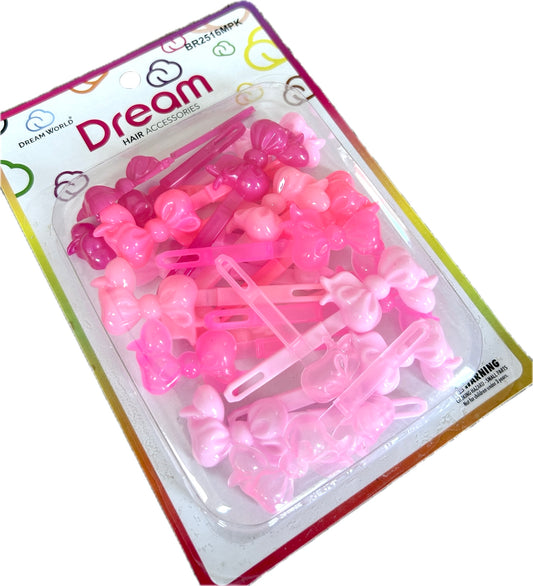 Pink Barrettes