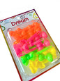 Neon Highlighter Colors Barrettes
