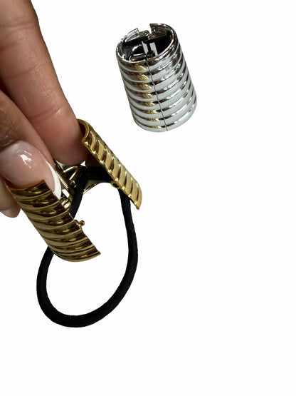 Gold Genie Hair Clamp Ponytail Holder