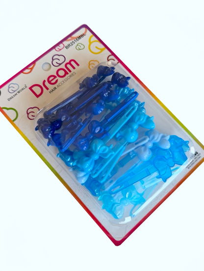 Blue Barrettes