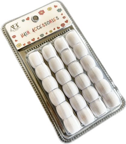 White Beads- Jumbo