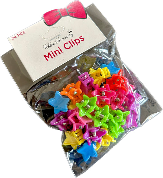 Rainbow Star Hair Clips