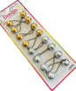 Gold  & Silver 20mm Hair Ballies