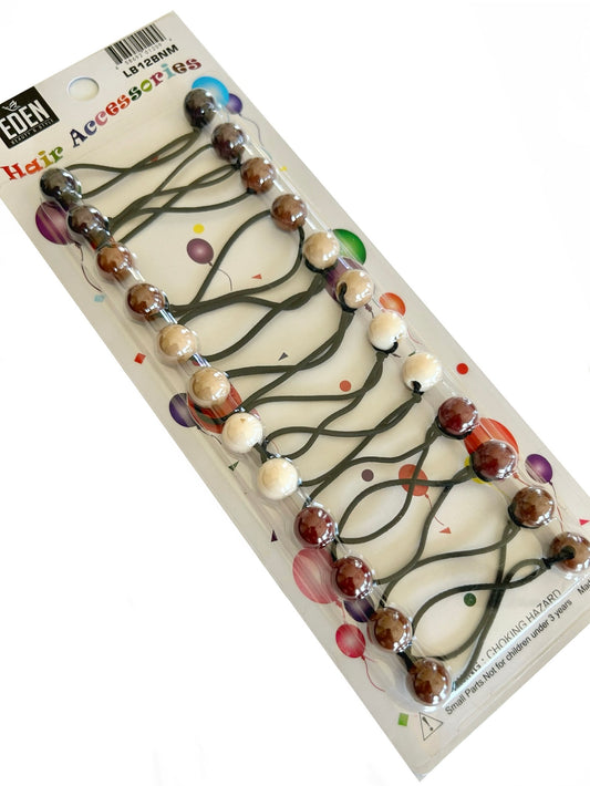 XS Brown Hair Ballies - 12 pieces