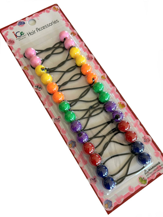 Rainbow Hair Ballies - Small 14 Pieces