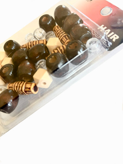 Wooden Beads- Dark Brown
