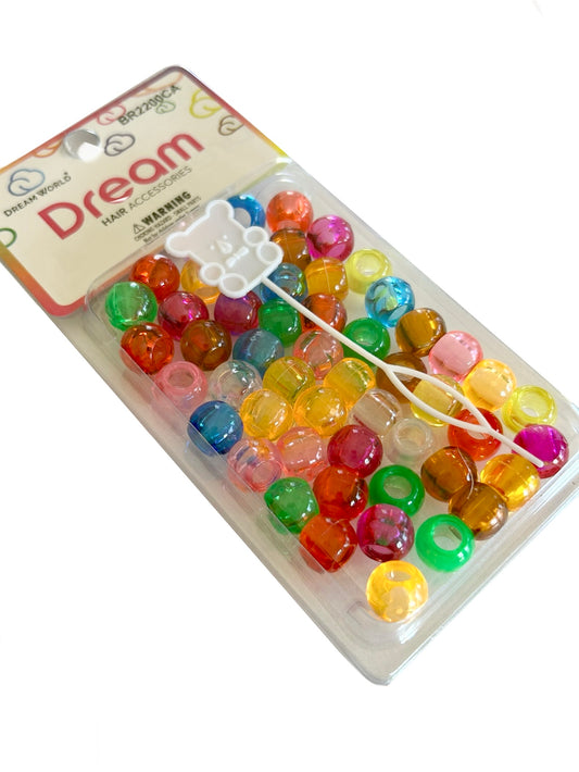 Transparent Rainbow Beads - Medium