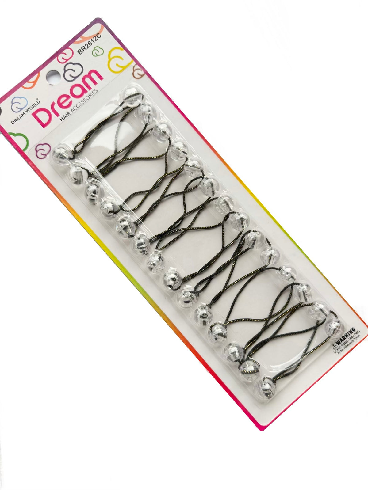 XS Clear Hair Ballies - 14 pieces (12mm)